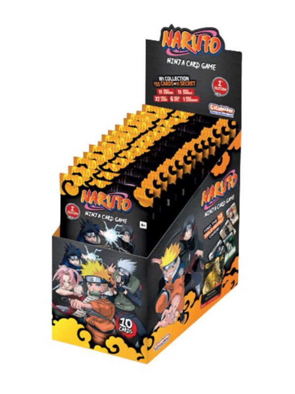 Naruto TCG: Konoha Shido Booster Display