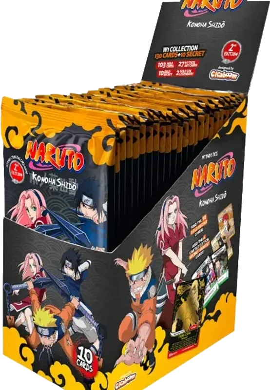 [Przedsprzedaż] Naruto TCG: Konoha Shido 2nd Edition Booster Display