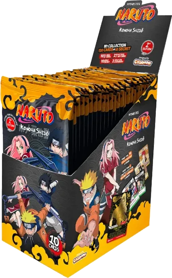 [Przedsprzedaż] Naruto TCG: Konoha Shido 2nd Edition Booster Display
